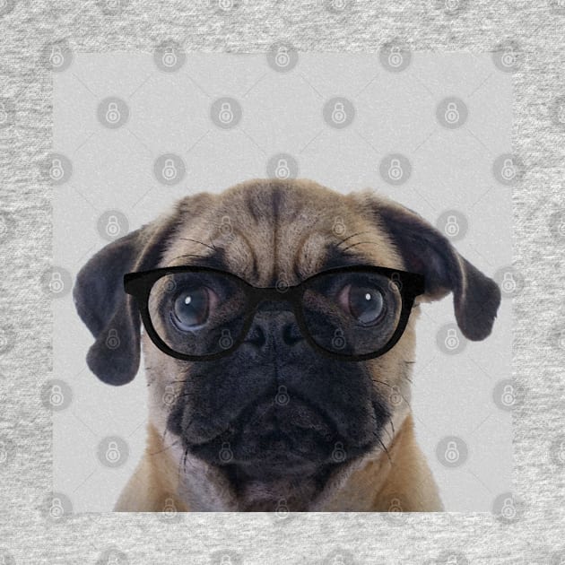 Geek Pug in series by luigitarini